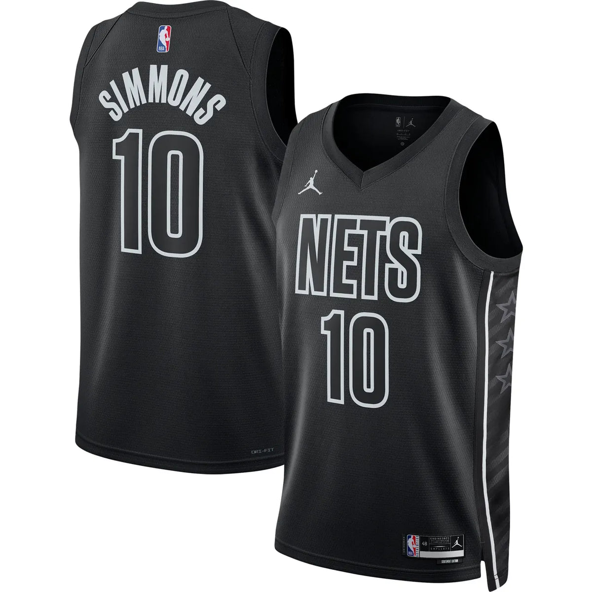 Simmons Nets Black Jersey nike - Hình 2