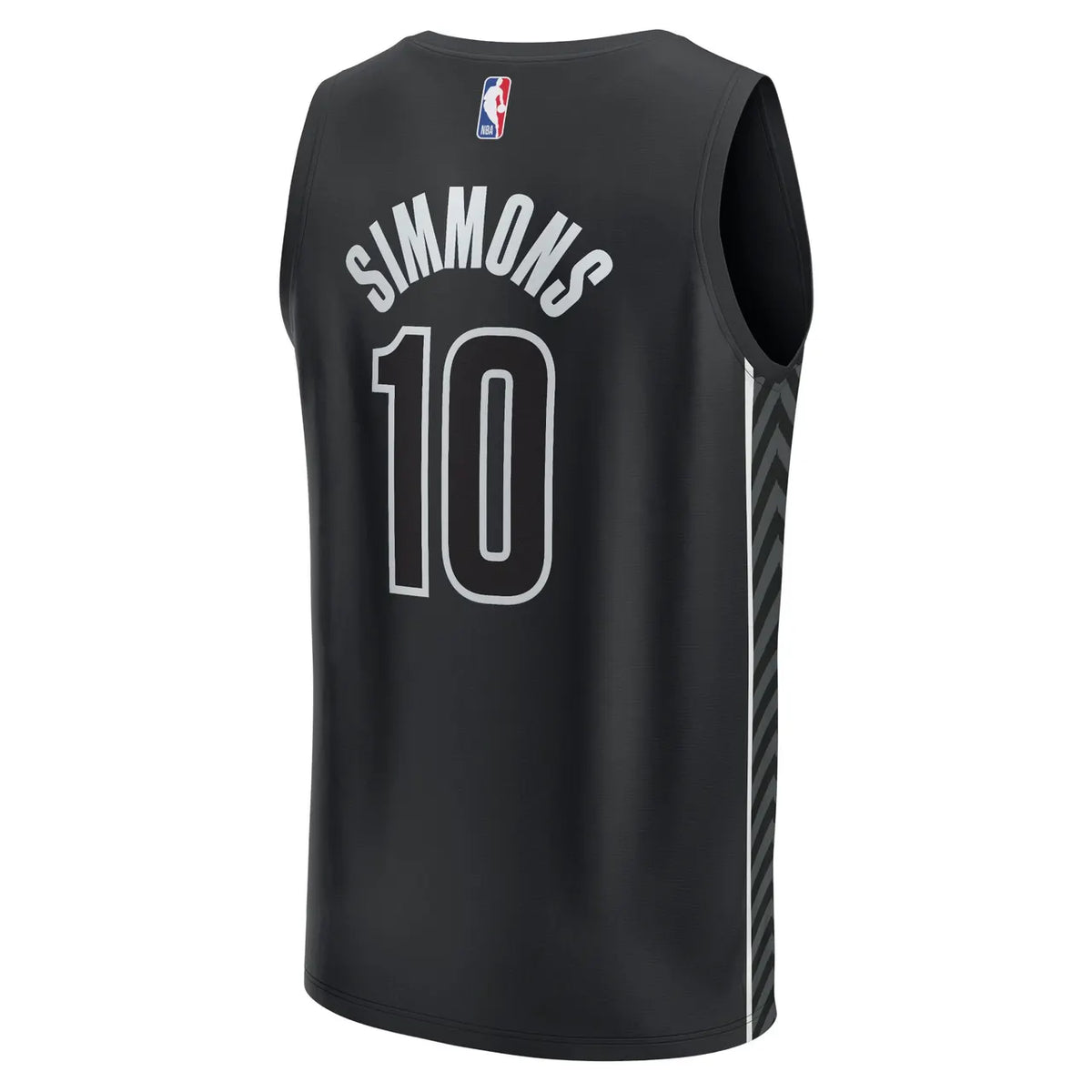 statement Fanatics Simmons Nets Black Jersey - Hình 4