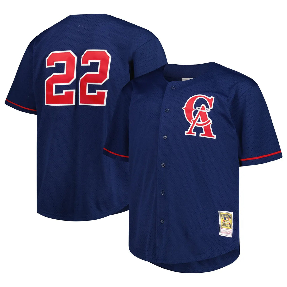 Mitchell & Ness CA Navy Jersey - Hình 2
