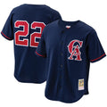 Mitchell & Ness Navy Mesh Jersey