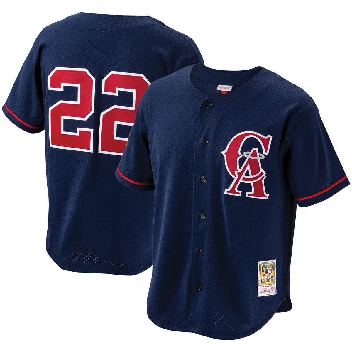 Mitchell & Ness Navy Mesh Jersey