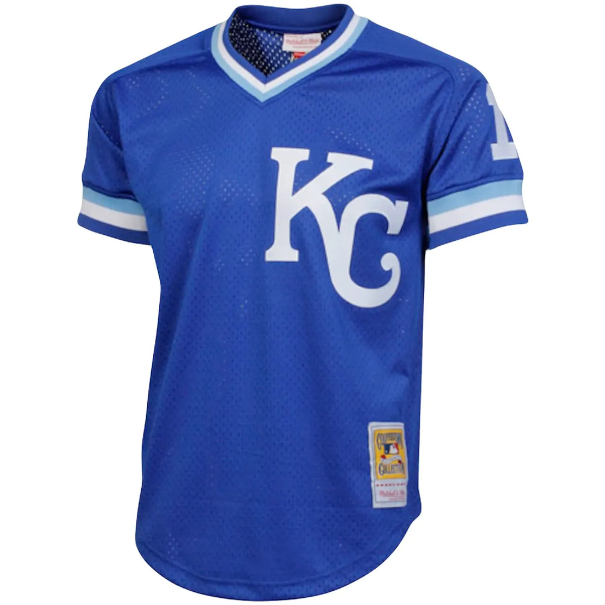 mitchell ness Royals Blue Throwback Jersey - Hình 3