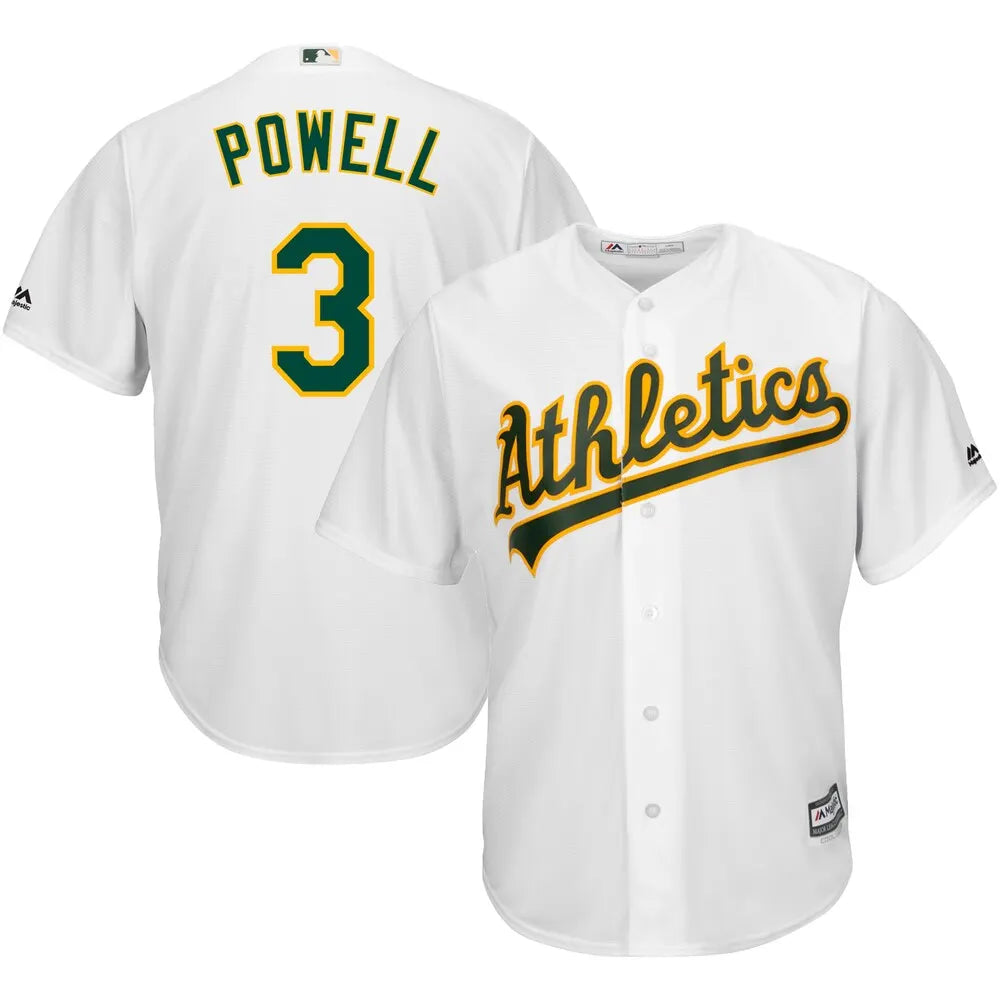 Athletics Powell White Jersey