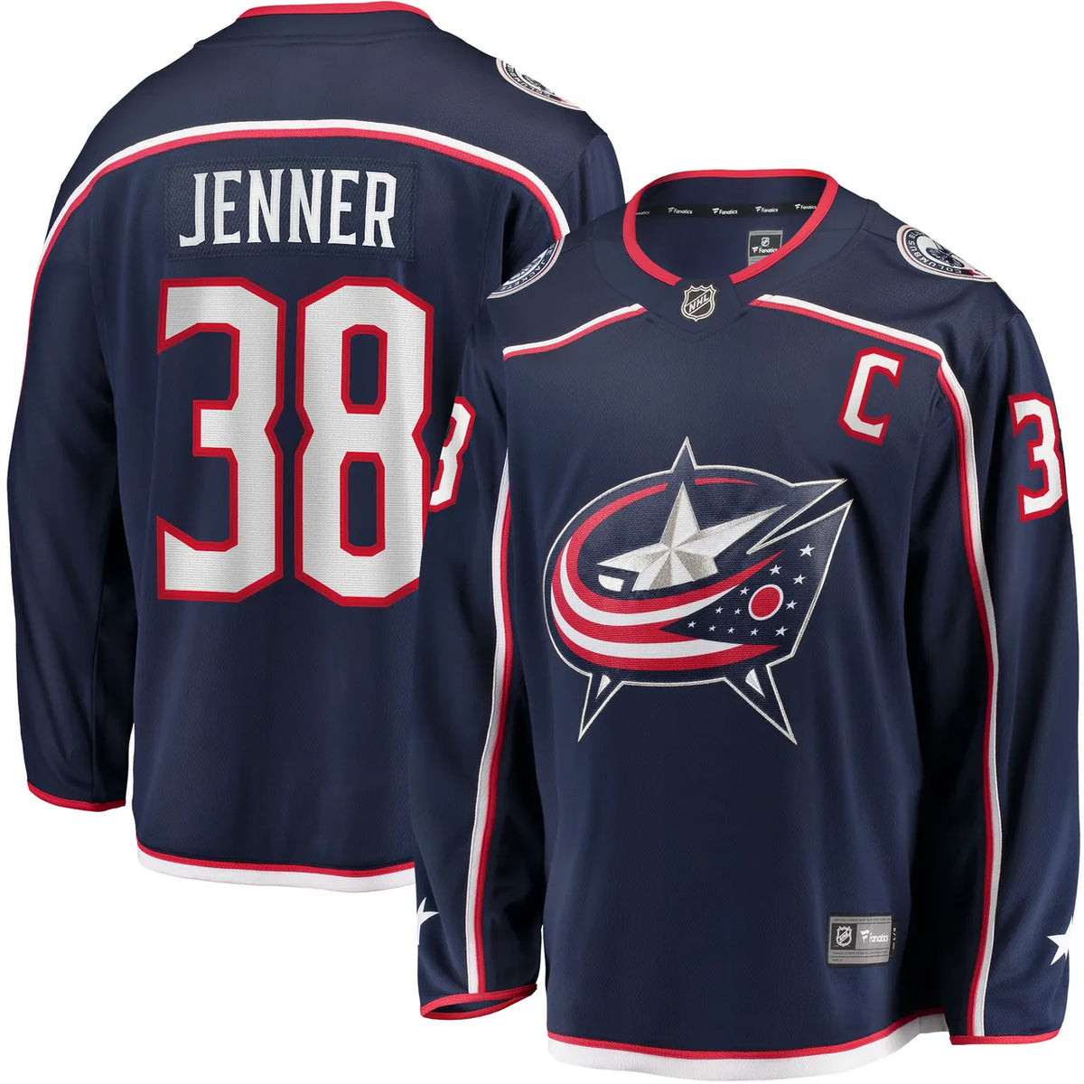 Columbus Blue Jackets Jenner Jersey - Hình 2