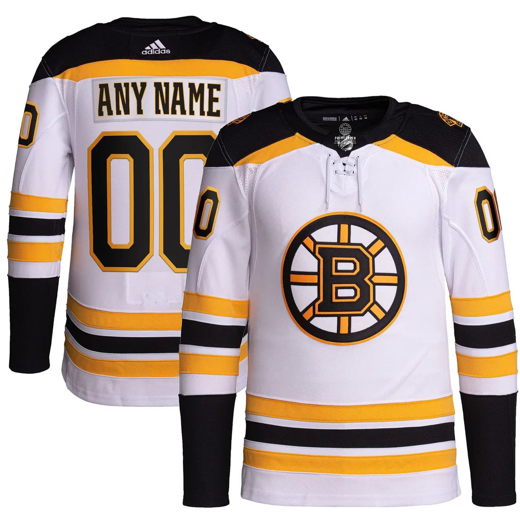 personalized Adidas Bruins White Jersey