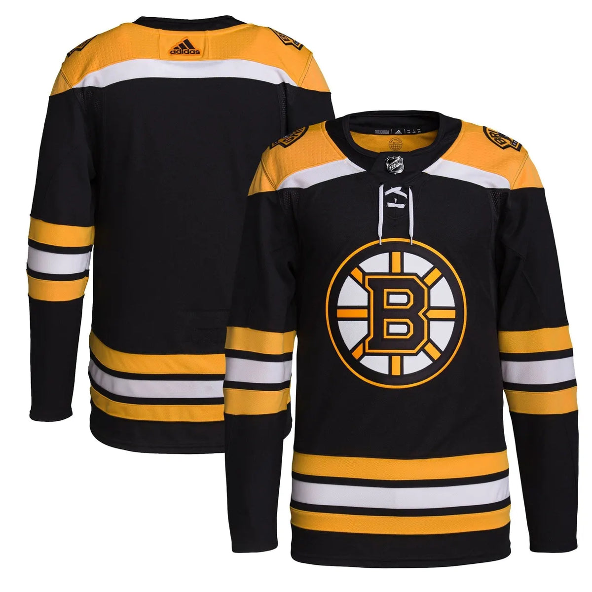 black Adidas Bruins Home Jersey