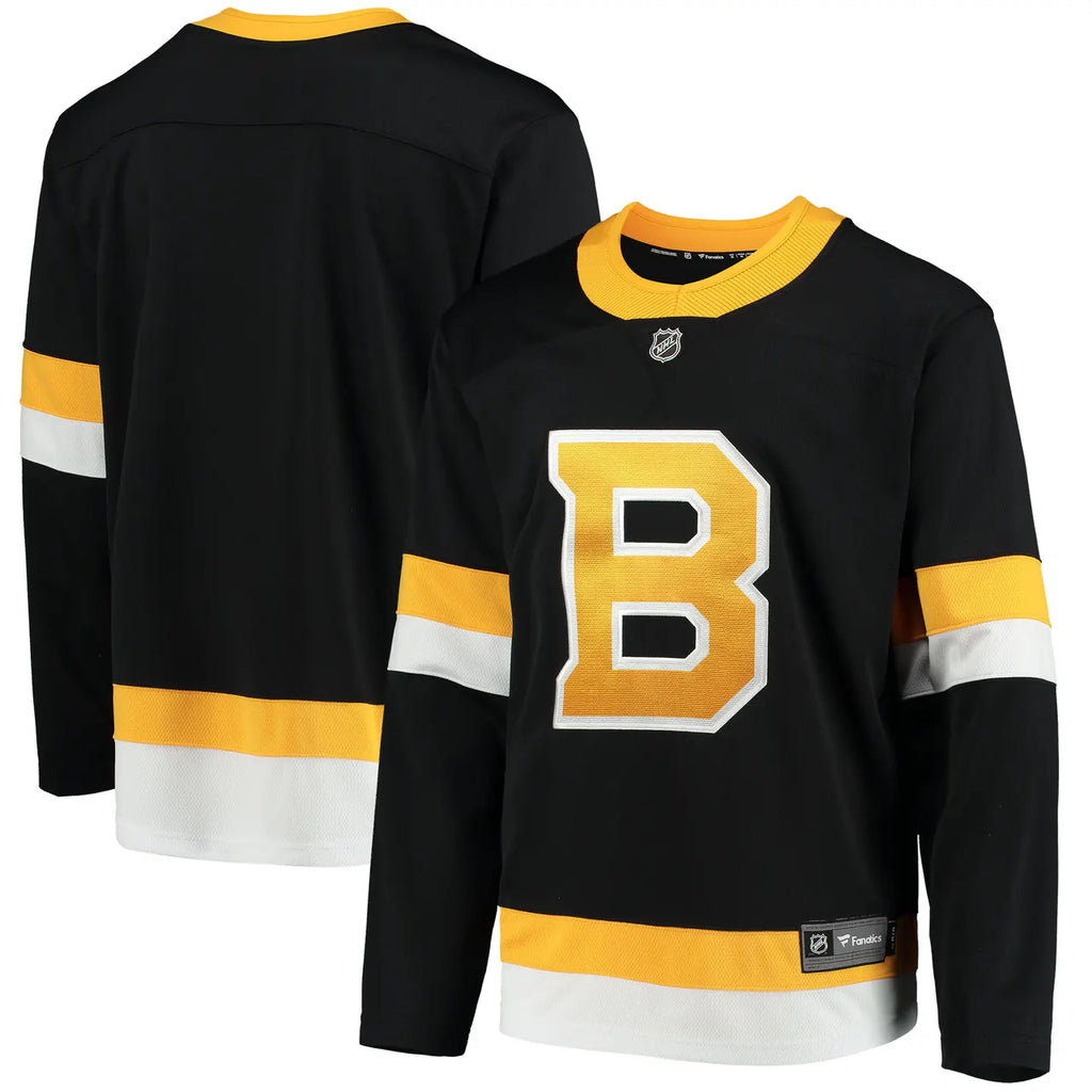 fanatics Bruins Black Gold Jersey - Hình 2