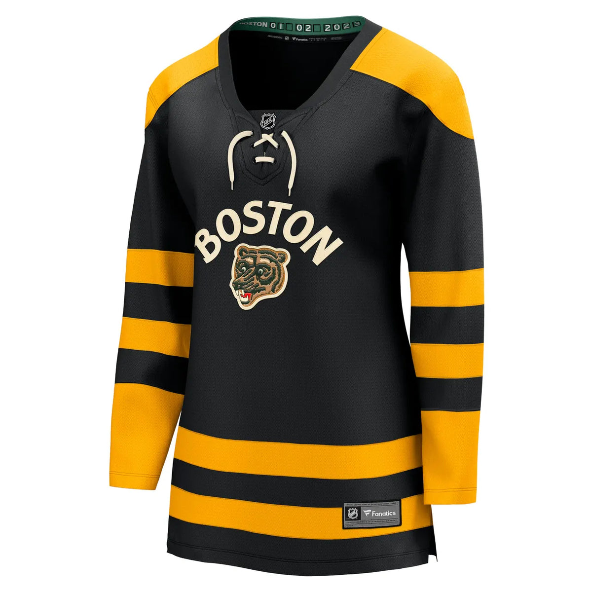 fanatics Bruins Black Gold Jersey - Hình 3