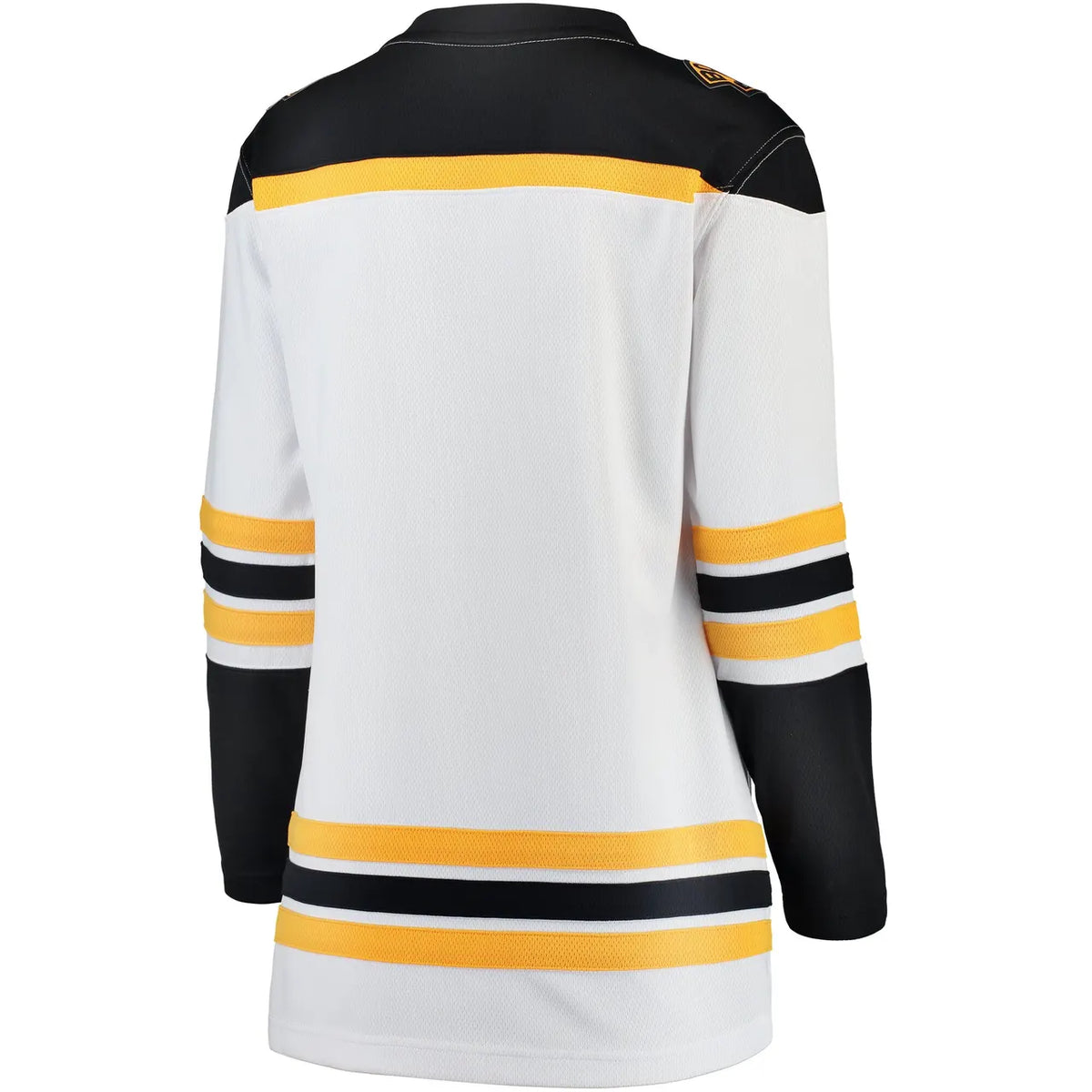 white Fanatics Bruins Away Jersey