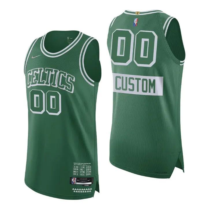 edition Nike Celtics Green Custom Jersey