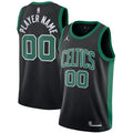 personalized Jordan Celtics Black Custom Jersey