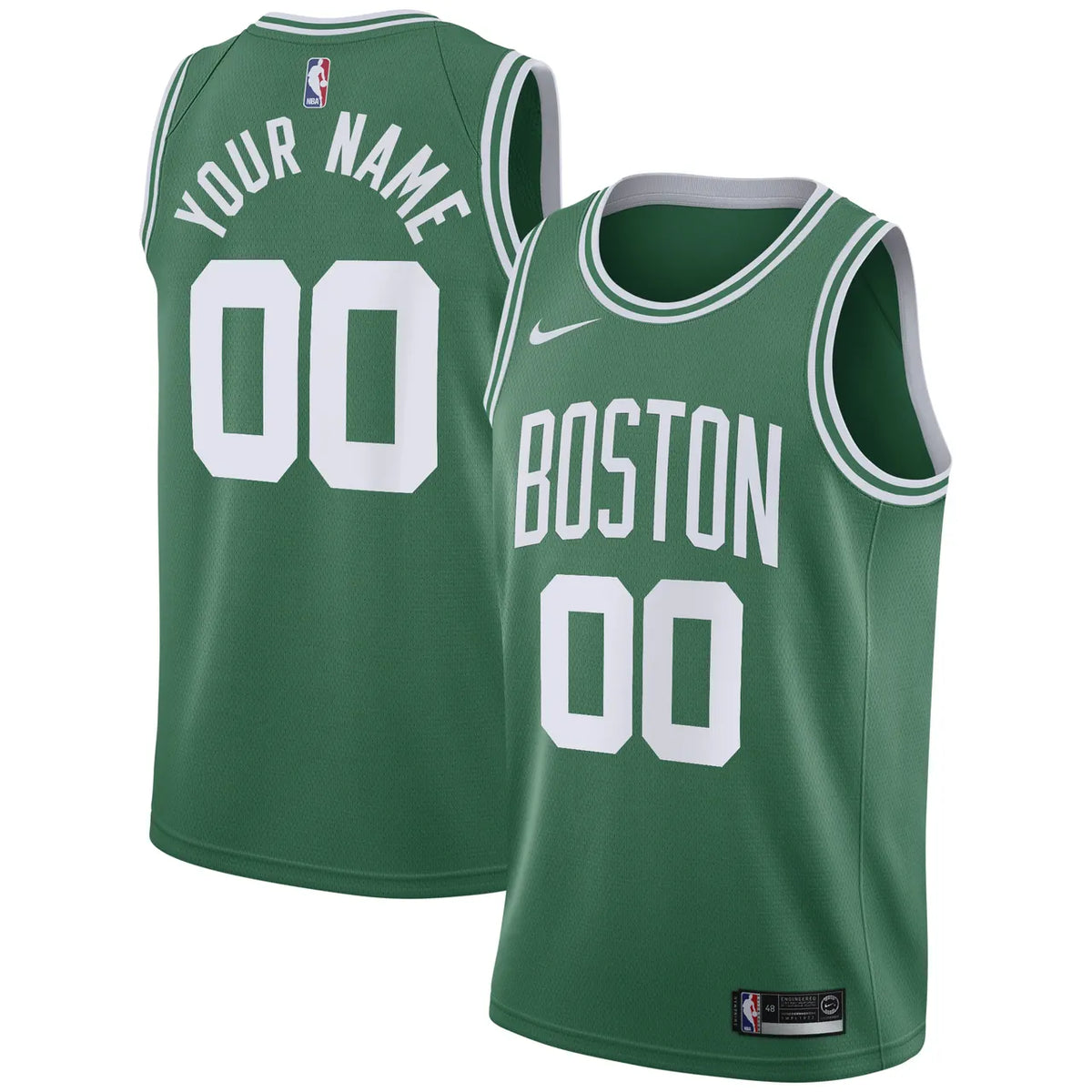 Celtics Green Custom Jersey nike personalized - Hình 2