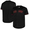trim Fanatics Red Sox Black Jersey
