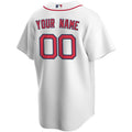nike personalize Red Sox White Custom Jersey