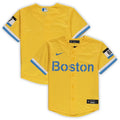Boston Yellow Baseball Jersey