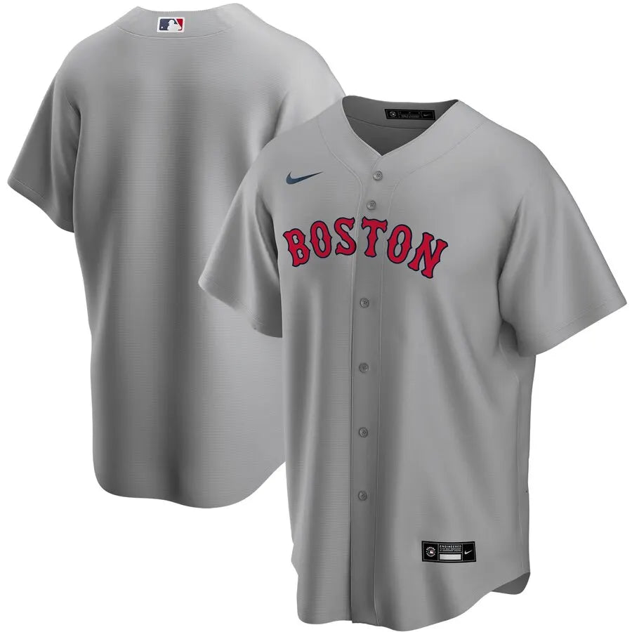 Nike Red Sox Gray Jersey