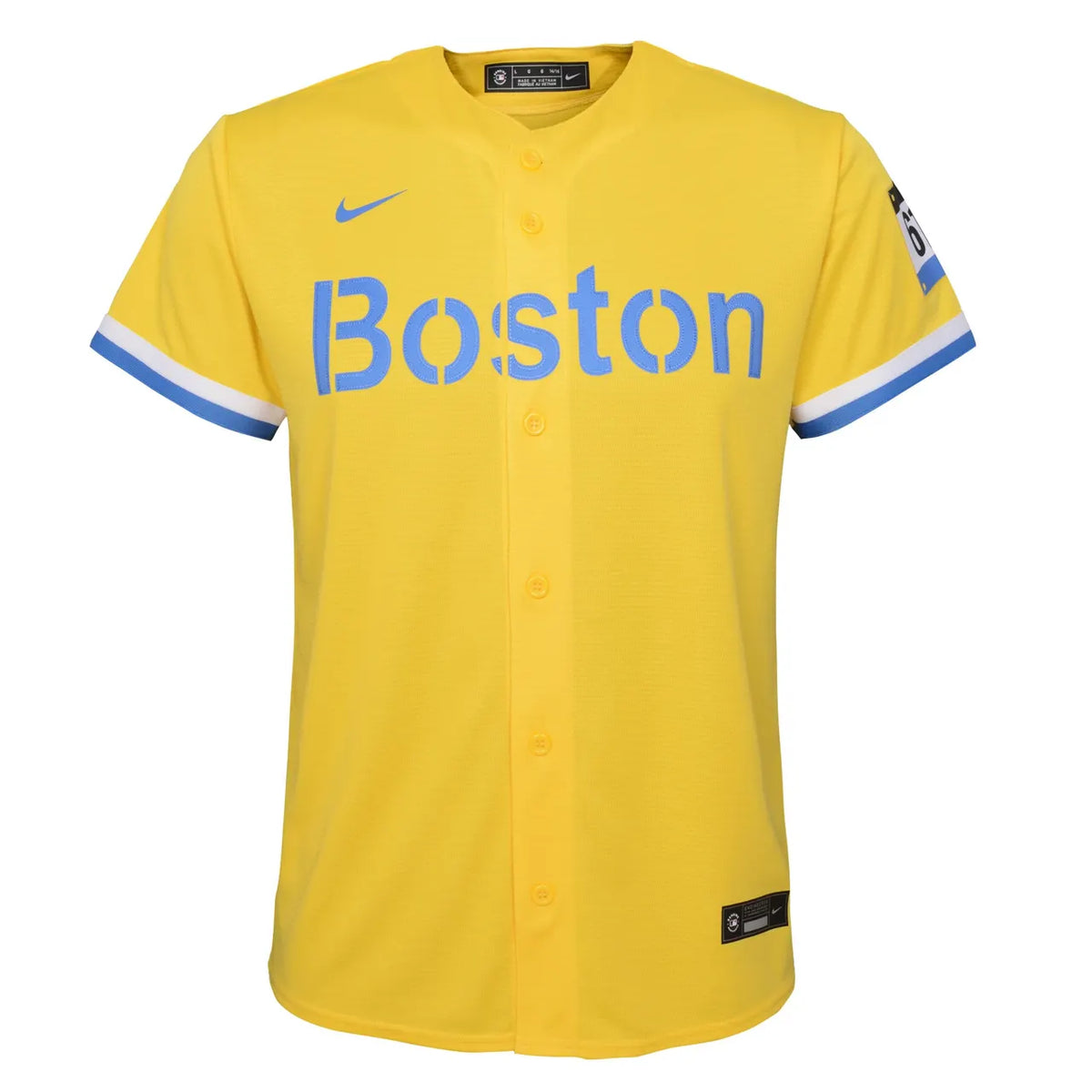 Boston Red Sox Yellow Jersey nike - Hình 3