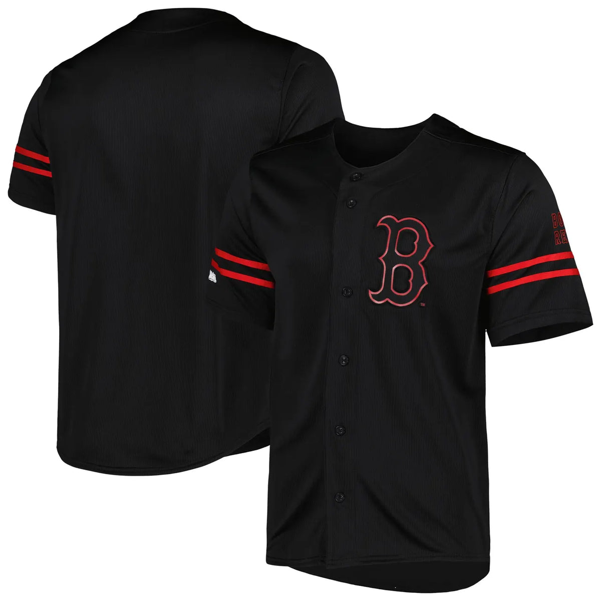 majestic Red Sox Black Jersey - Hình 2