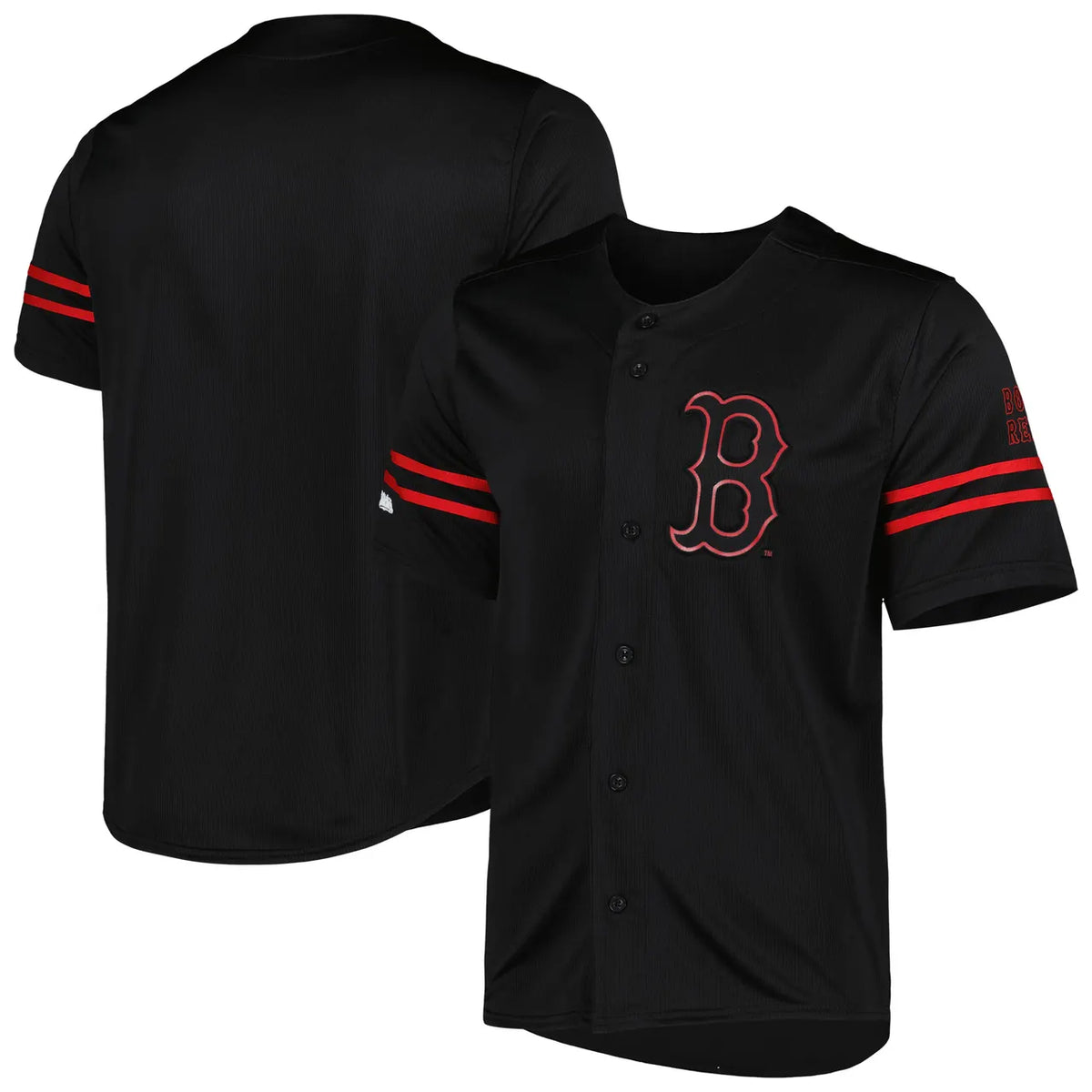 majestic Red Sox Black Jersey
