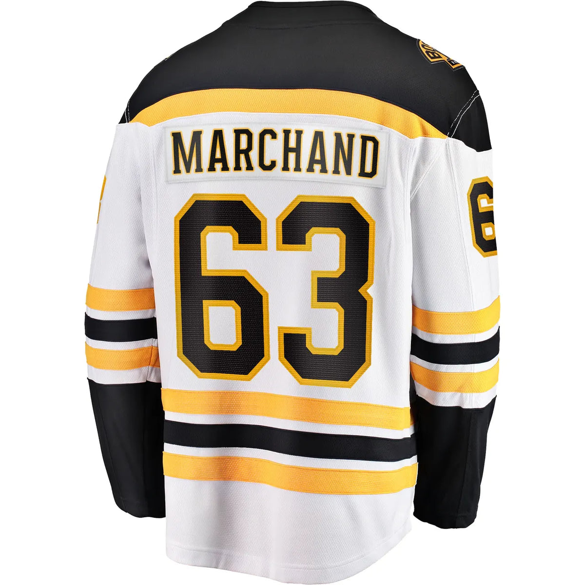 Marchand Bruins White Jersey
