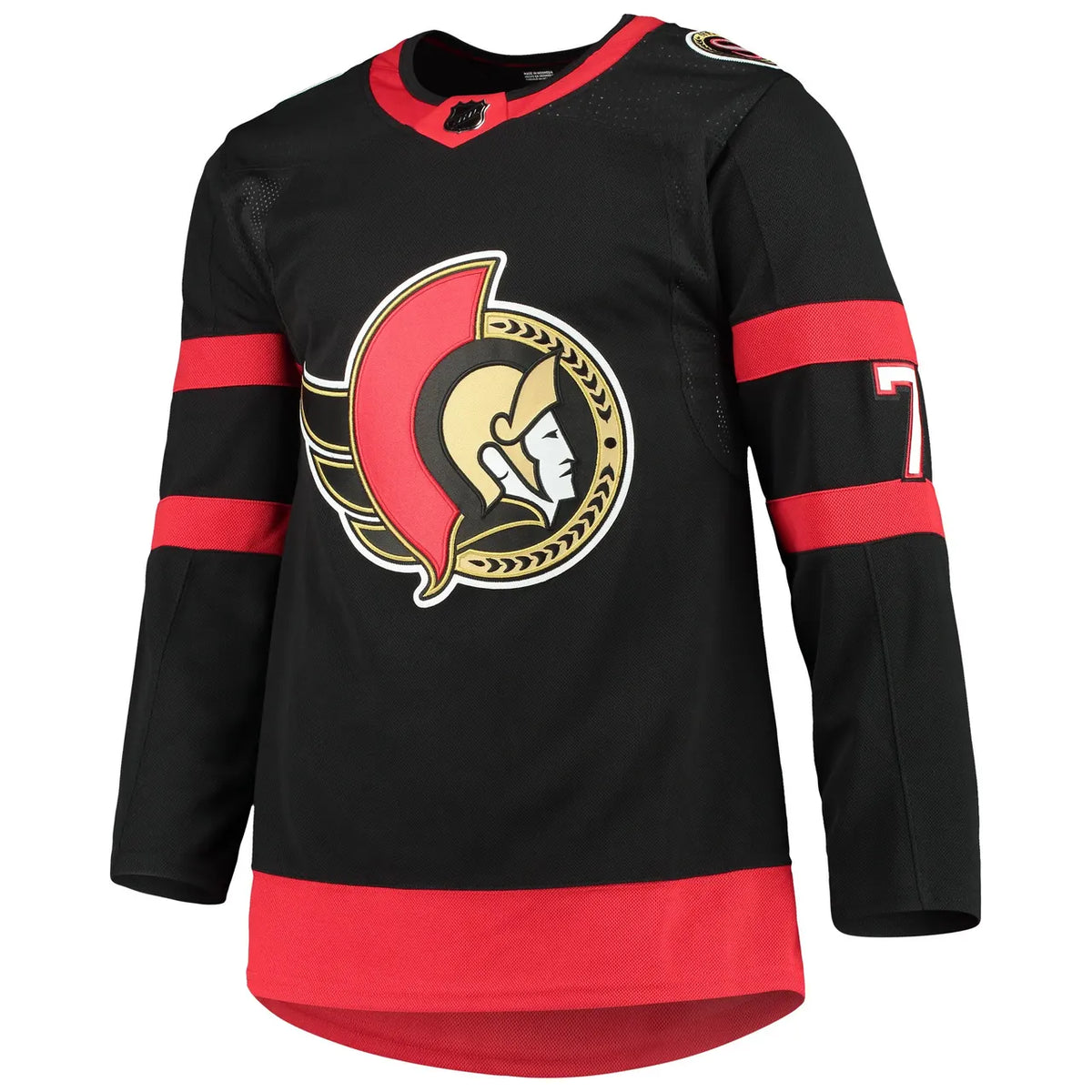 adidas Tkachuk Senators Black Jersey - Hình 3