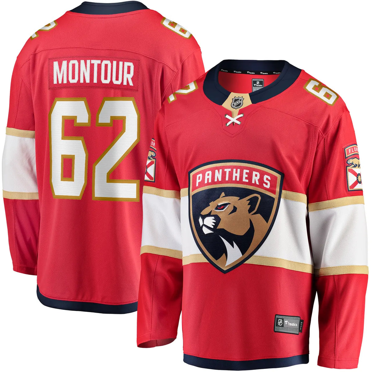 Montour Panthers Red Jersey fanatics
