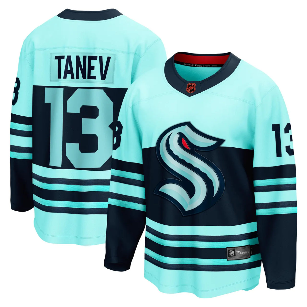 Tanev Kraken Ice Blue Jersey - Hình 2