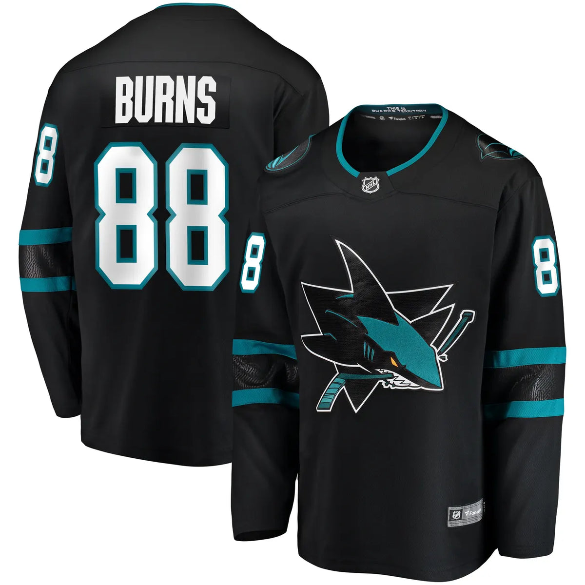 Burns Sharks Stealth Jersey - Hình 2