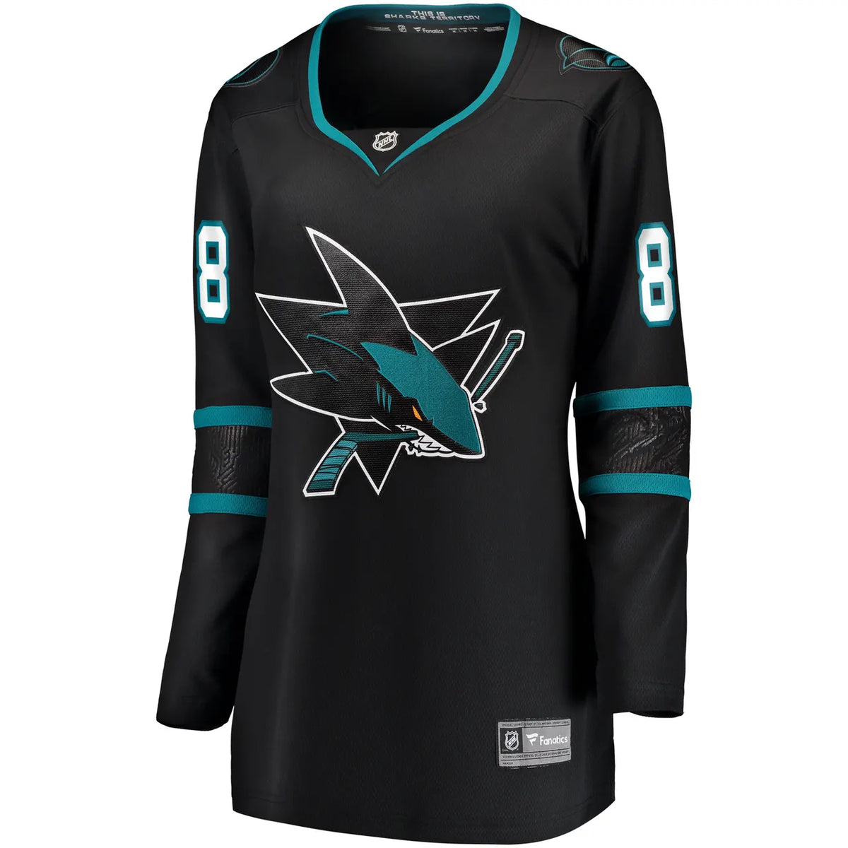 Burns Sharks Black Jersey - Hình 3