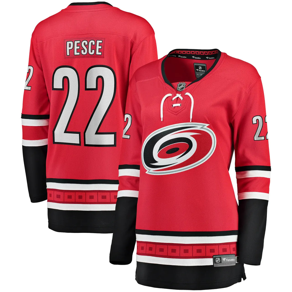 Pesce Hurricanes Red Jersey - Hình 2