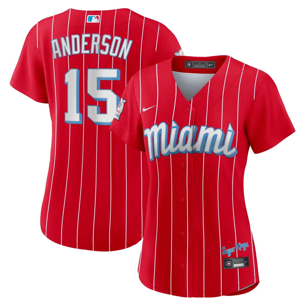 Anderson Marlins Red Jersey