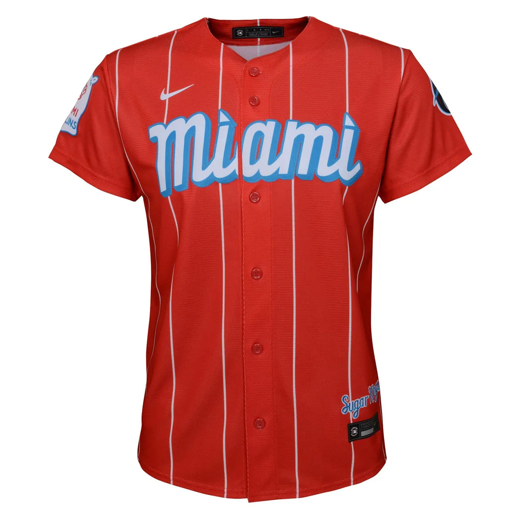 Marlins Anderson Red Jersey - Hình 3