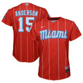 Marlins Anderson Red Jersey