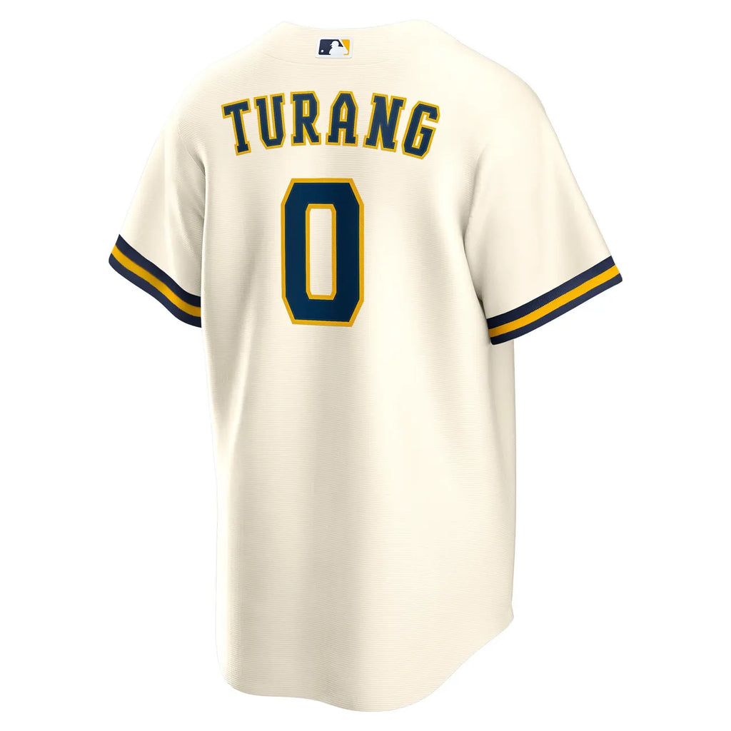Turang Brewers Cream Jersey - Hình 4