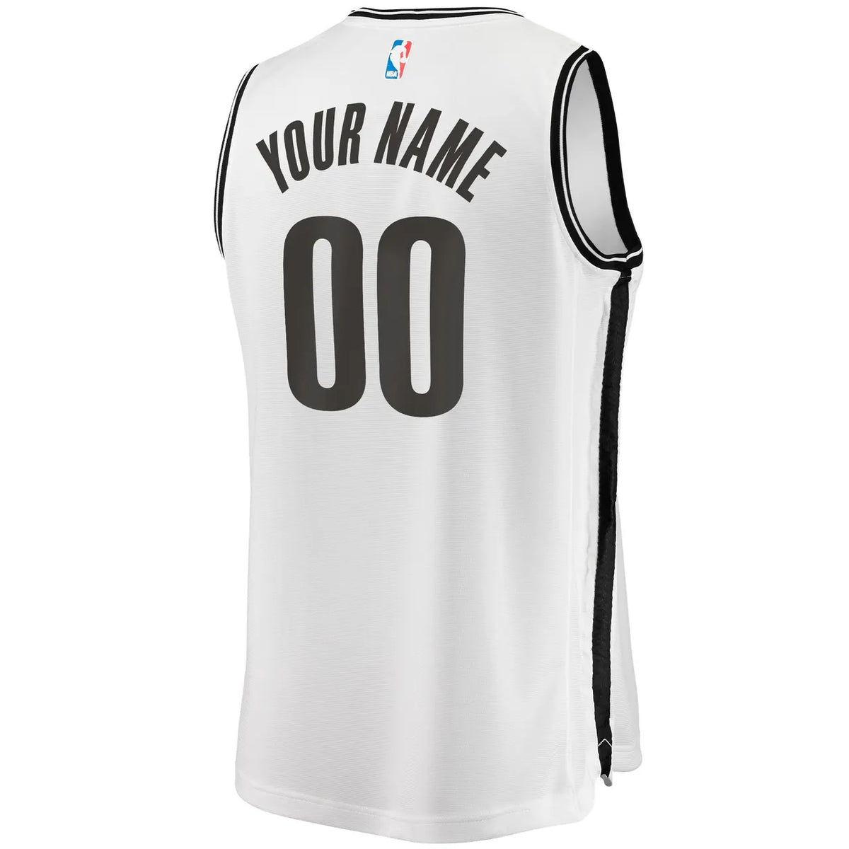 Fanatics Nets White Custom Jersey - Hình 4