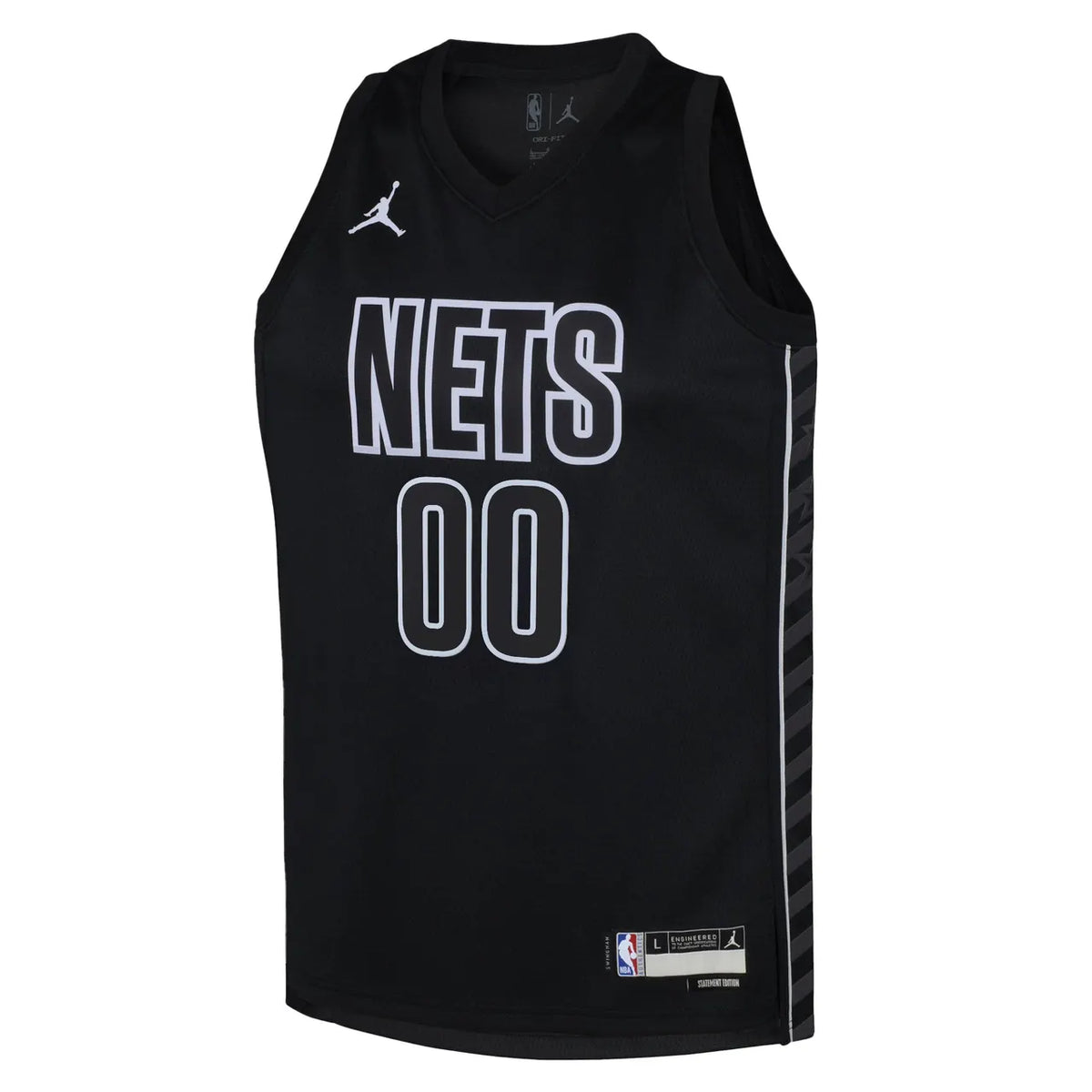 Jordan Nets Black Statement Jersey - Hình 2