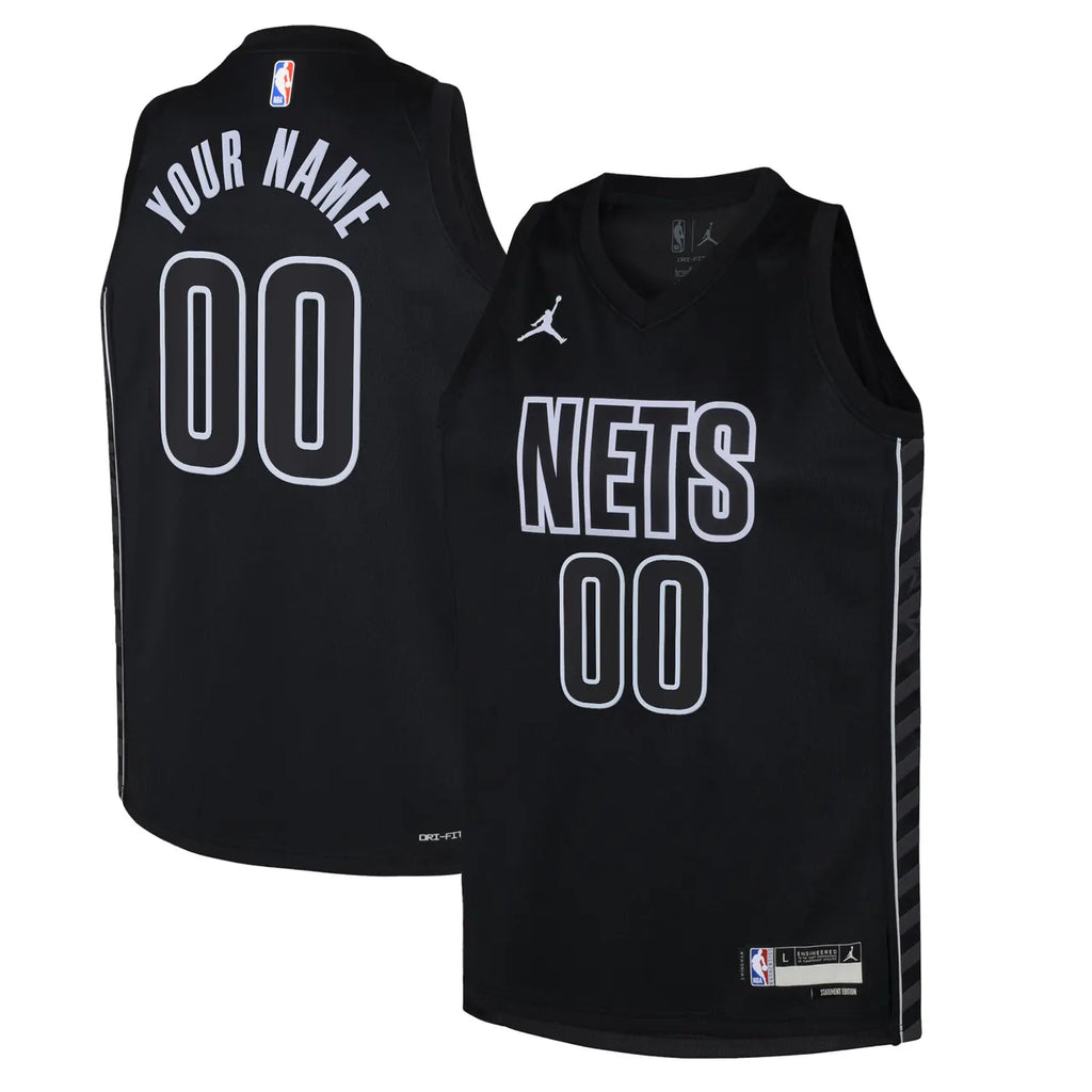 Jordan Nets Black Statement Jersey