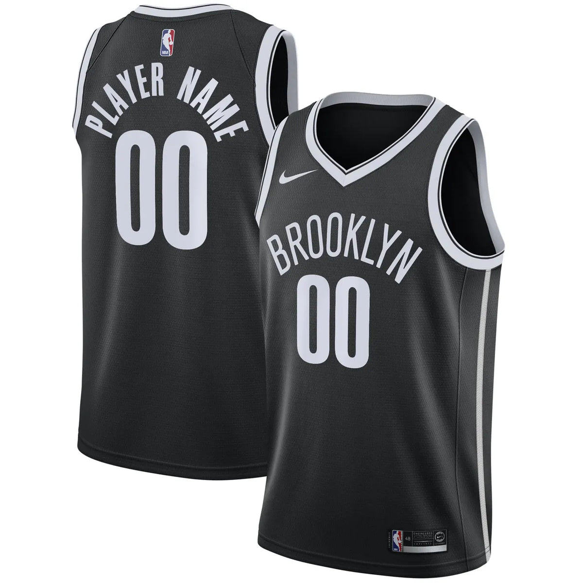 Nike Nets Black Icon Jersey