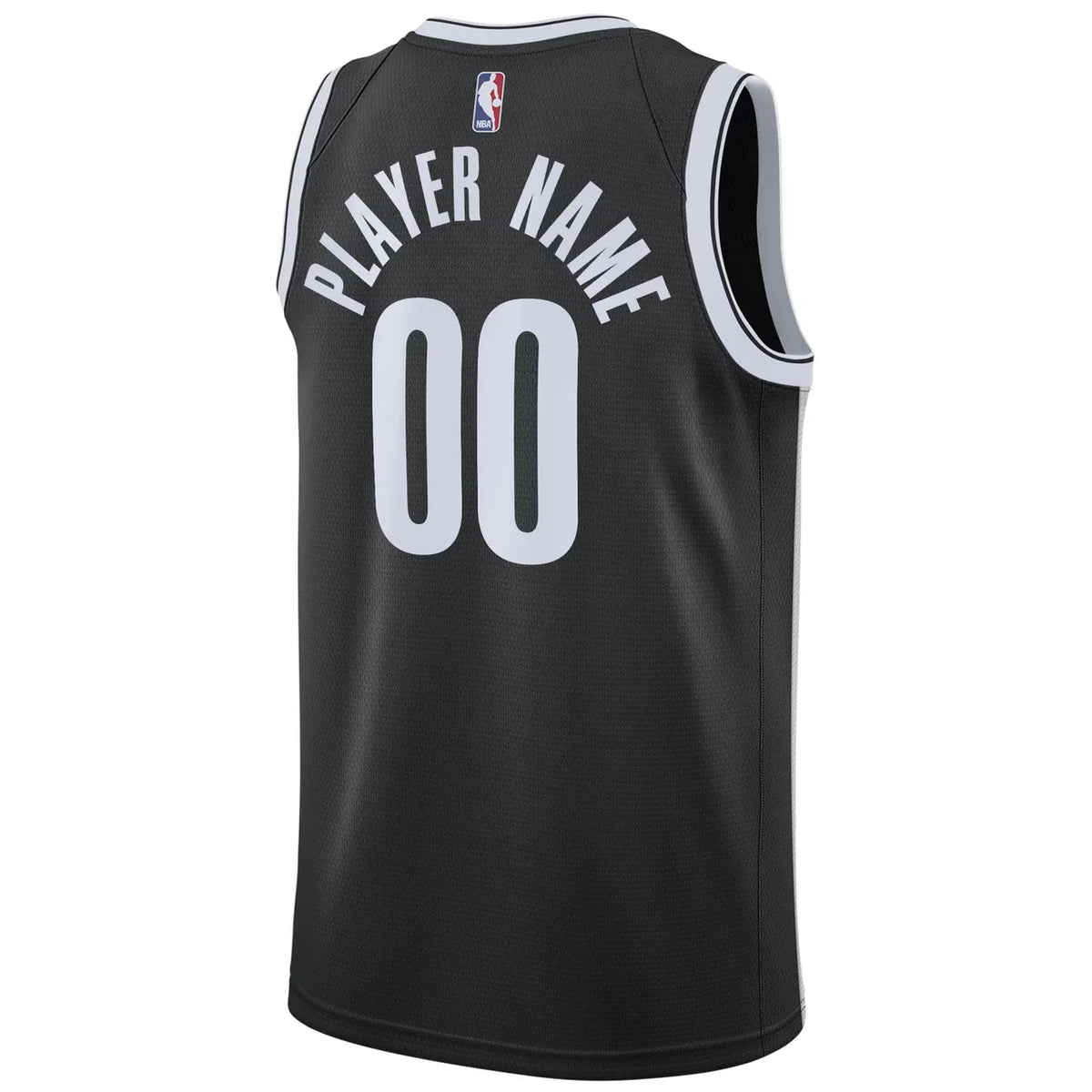 Nike Nets Black Icon Jersey - Hình 4