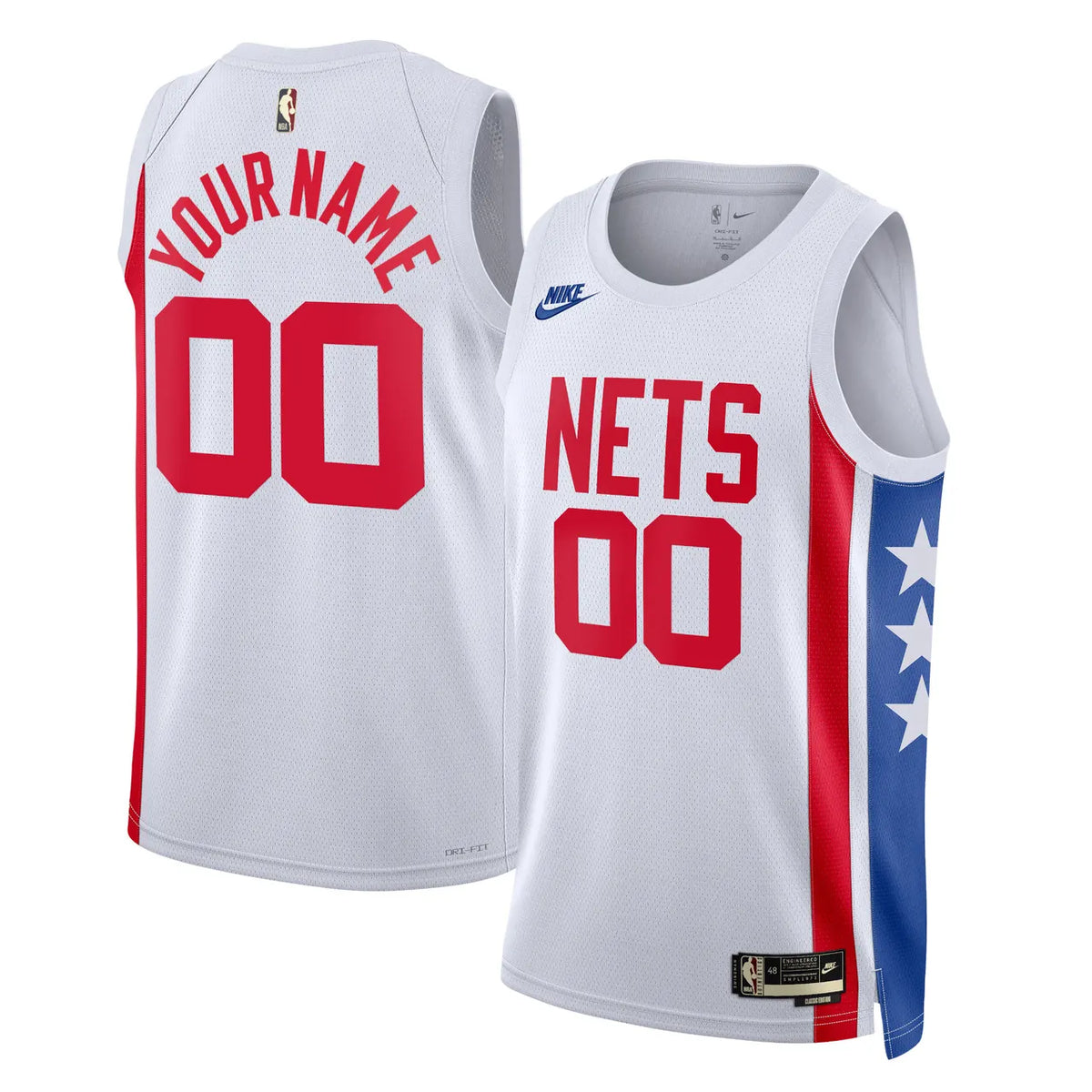 Nets White Custom Jersey nike