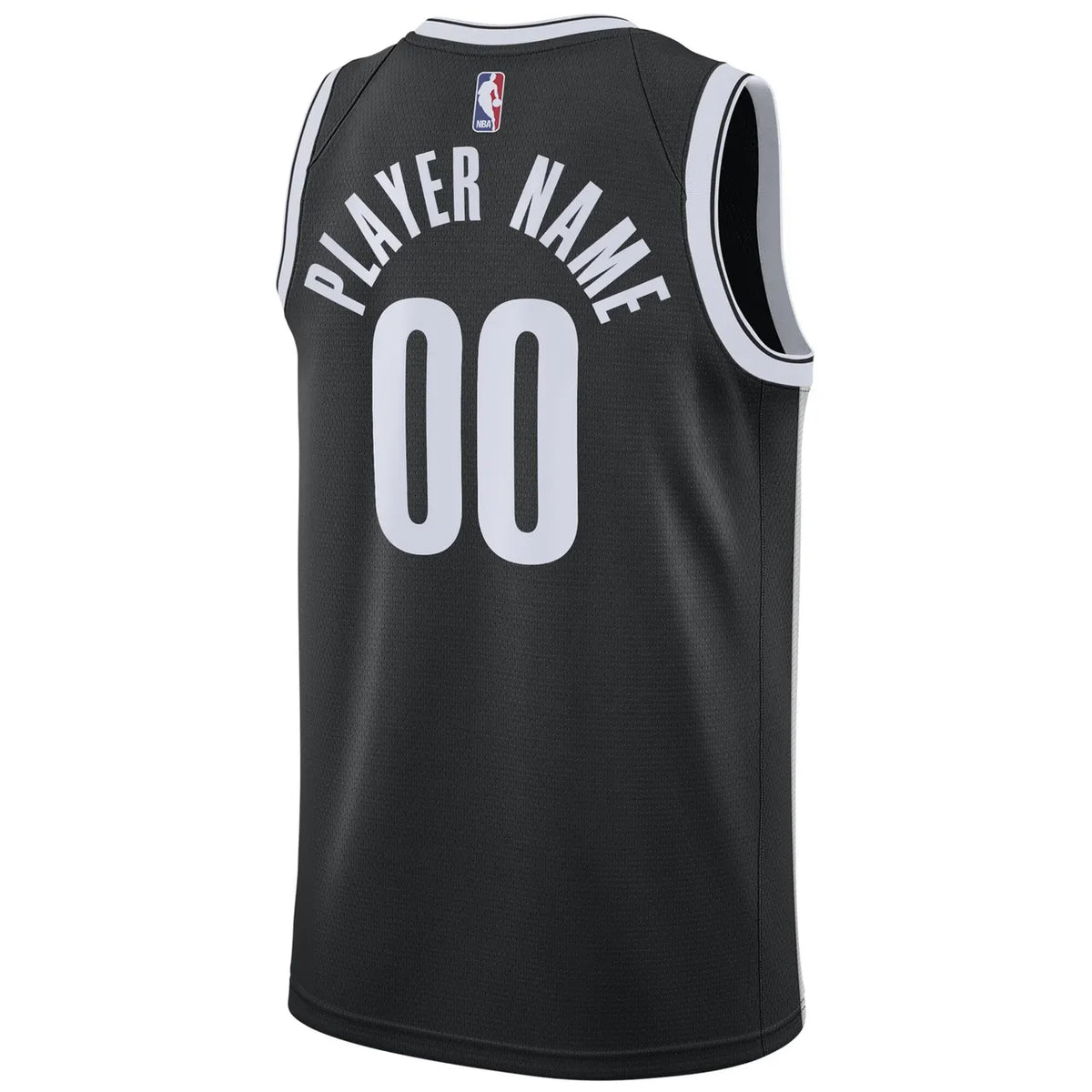 brooklyn Nike Nets Black Jersey - Hình 3
