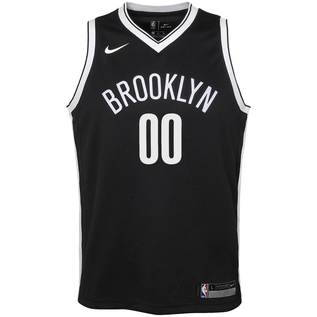 brooklyn Nike Nets Black Custom Jersey - Hình 2