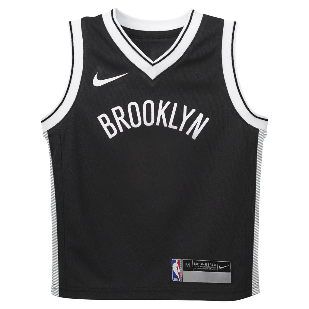 brooklyn Nike Nets Black Jersey - Hình 2