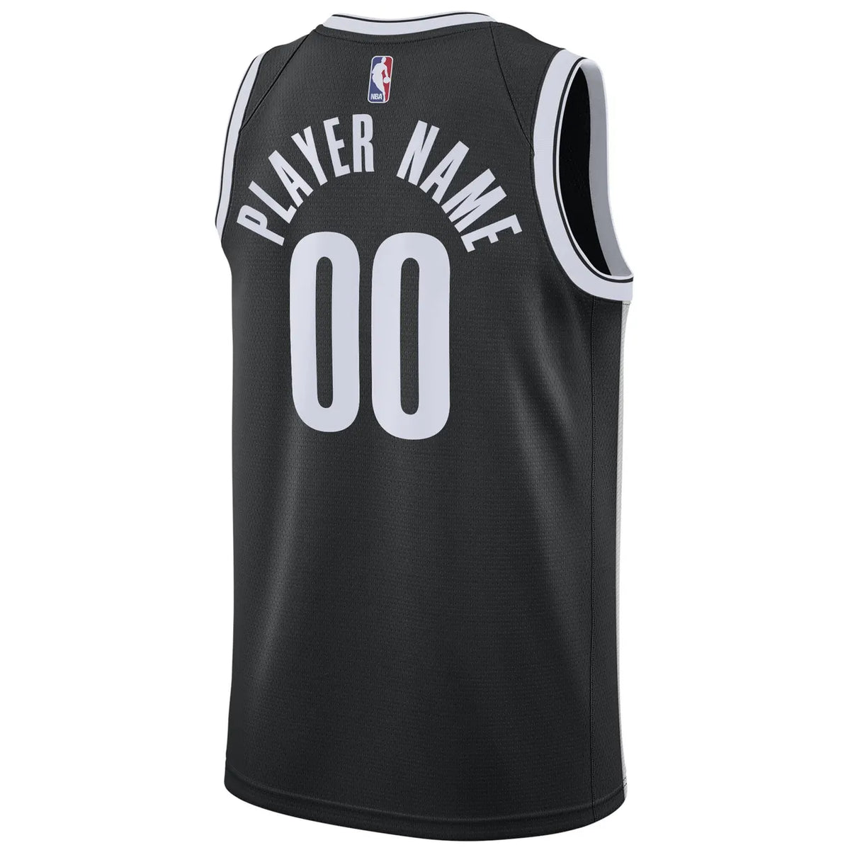Nike Nets Black Jersey Custom - Hình 4