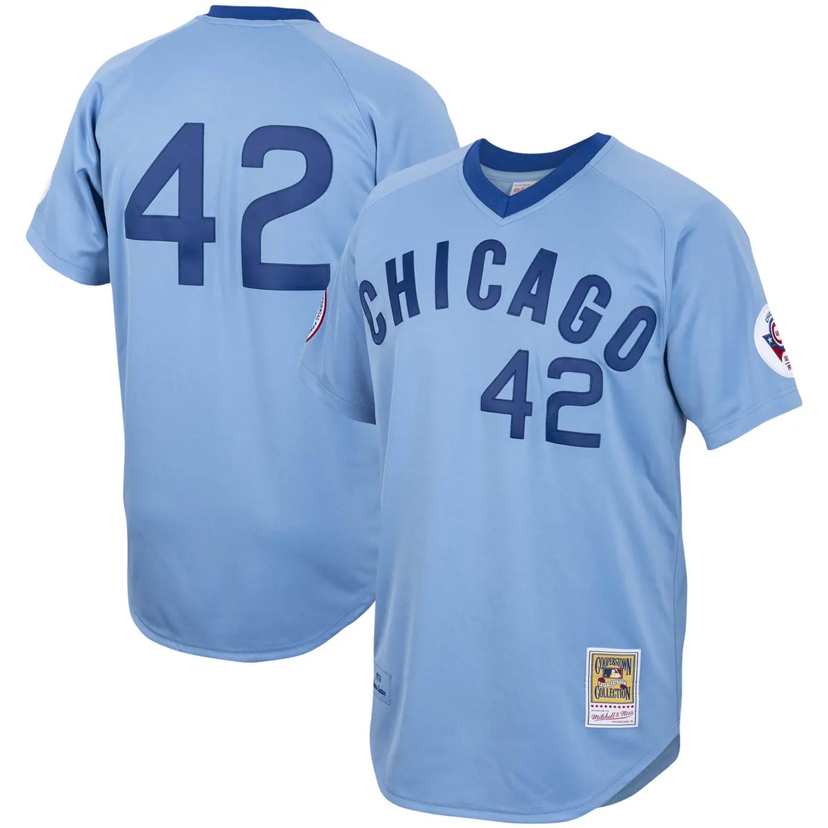 Cubs #42 Light Blue Jersey