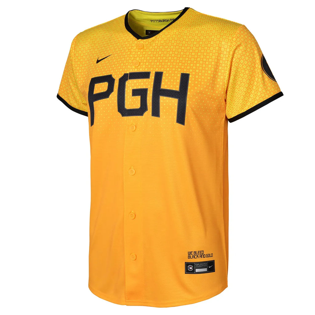 nike Pirates Reynolds Gold Jersey - Hình 3