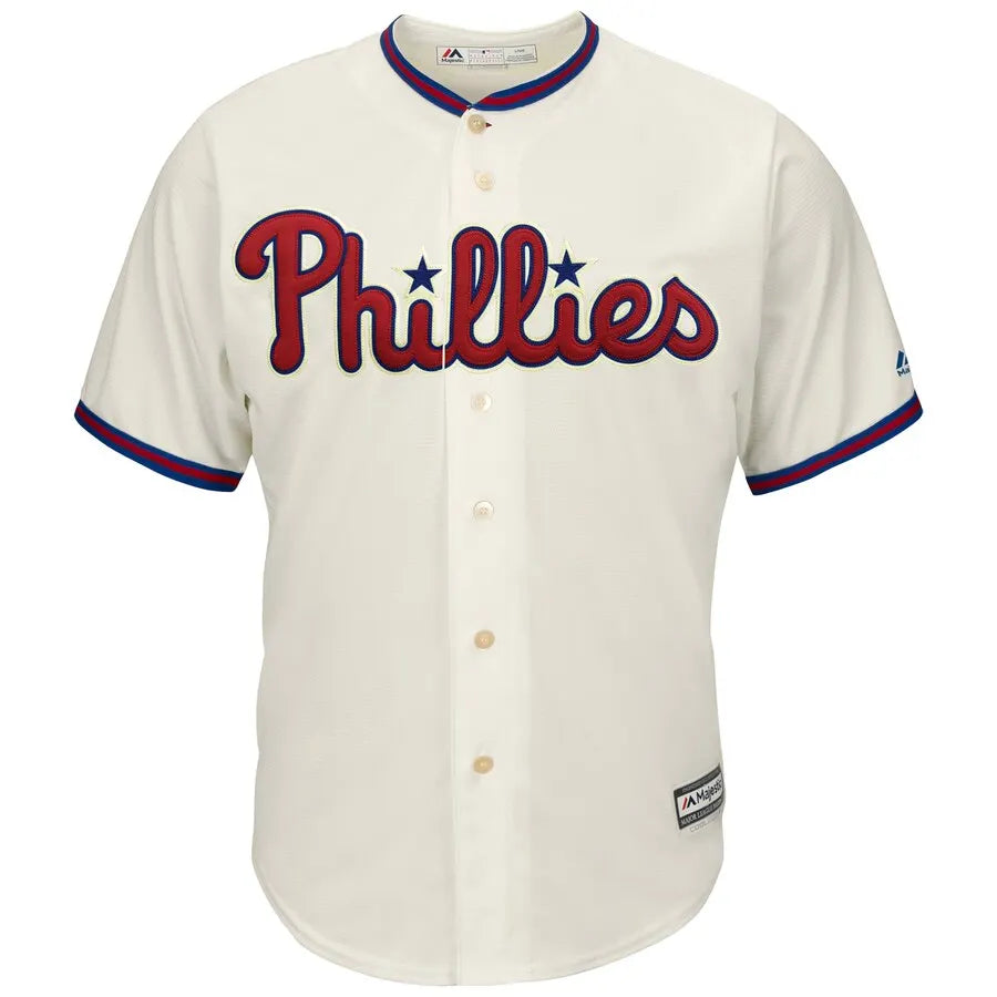 Majestic Harper Phillies Cream Jersey - Hình 2