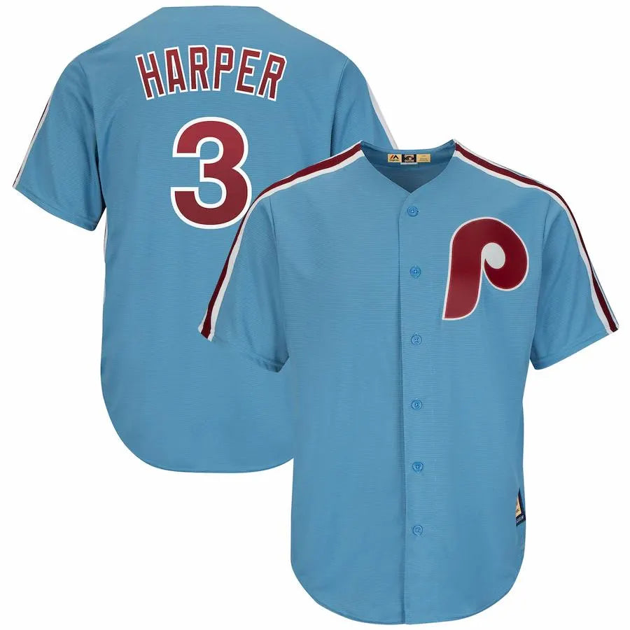 Harper Phillies Powder Blue Jersey