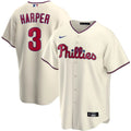 Phillies Harper Cream Jersey