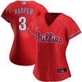 Harper Phillies Red Jersey nike
